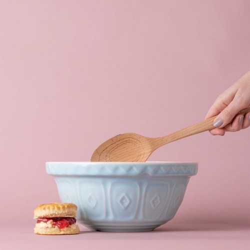 NEW Mason Cash Cane Mixing Bowl Powder Blue 24cm 2L - Picture 3 of 4