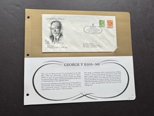 UK King & Queen Of England 1981 Special Cover (39) +King George V (1910-1936)