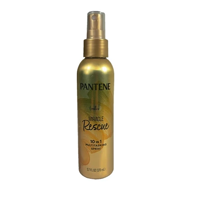 Pantene Miracle Rescue 10 in 1 Multitasking Leave in Conditioner Spray, 5.7 Oz