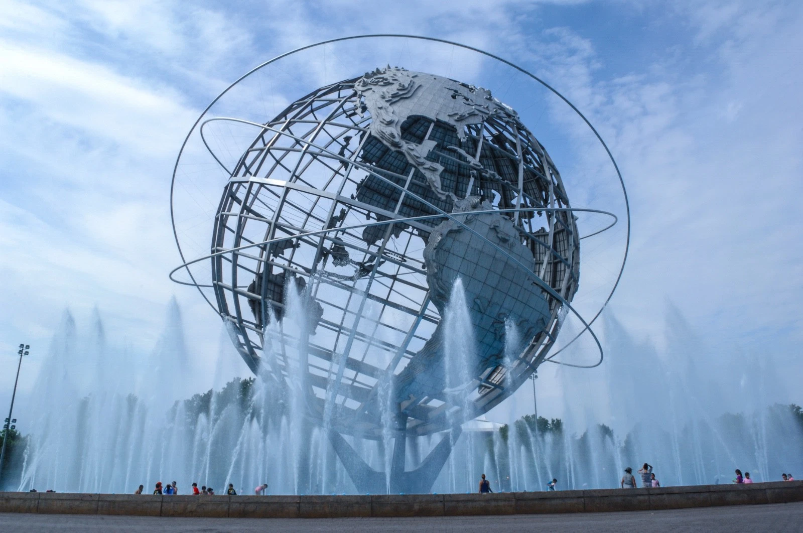 Unisphere 1964 World's Fair Metal Print - Iconic Flushing Meadows NYC Wall Art
