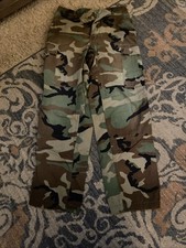 Original USMC Woodland Camouflage Uniform Trousers, Camo, Small-Regular Pants