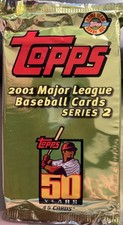 2001 TOPPS BASEBALL SERIES2 1 SEALED 45 CARD JUMBO ICHIRO RC POSS STICKY POSSBL