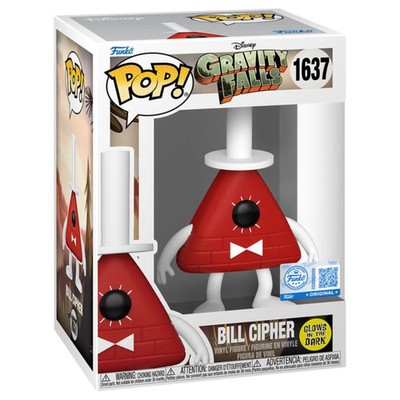 Gravity Falls - Bill Cipher (Glow Special Edition) #1637 - Funko Pop! Vinyl
