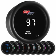 Glowshift Digital Fuel Level Gauge Kit For Gasoline W 10 Ohm Levels 10 Color Glowshift Digital Fuel Level Gauge Kit For Gasoline W 10 Ohm Levels 10 Color