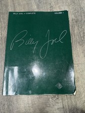 Billy Joel Complete Volume 1 Vol. 1 1988 Trade Paperback Piano Sheet Music