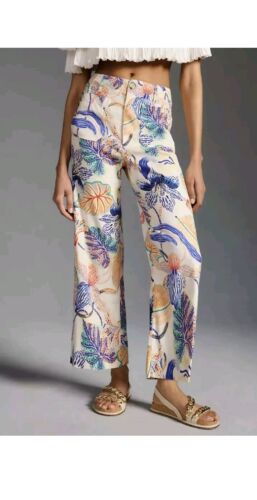 Maeve The Colette Cropped Wide-Leg Pants Size 25 P Sarah Gordon Edition 25x23