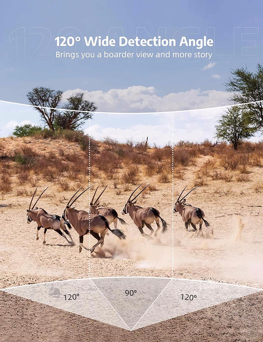 VanTop Ninja Trail Camera 20MP 1080P Hunting Game Cam with Night