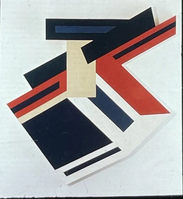 Diapositiva de arte Frank Stella "Chodorow I" minimalismo 35 mm Foto 2 de 3