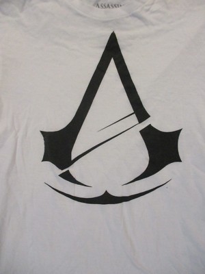 T-shirt Assassin's Creed Unity Homme - Logo Brodé, Taille M, Neuf Avec étiquettes