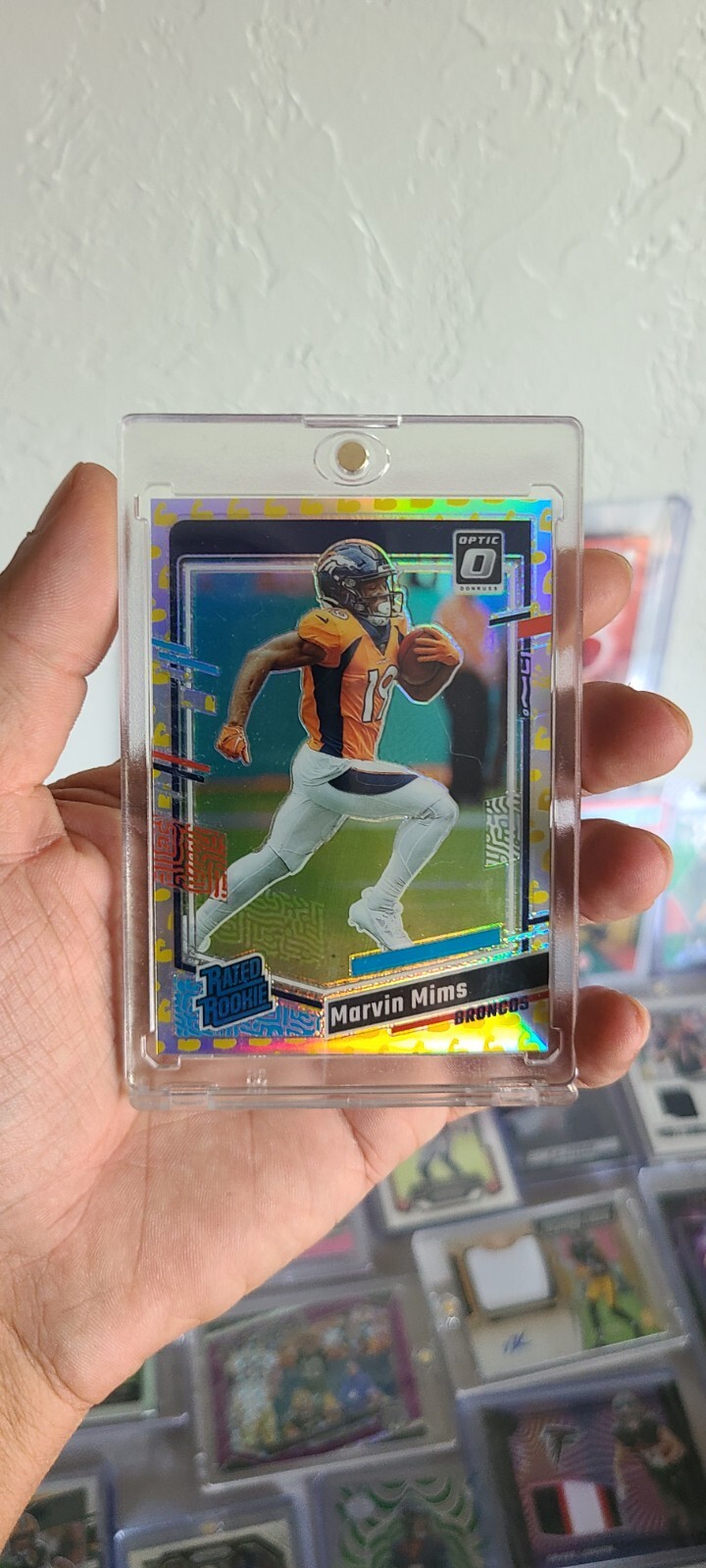 2023 Panini Donruss Optic - Rated Rookie Flex Prizm #231 Marvin Mims /149 (RC)