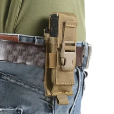 Tactical Molle Multitool Holster Folding Knife Belt Sheath Pouch Flashlight Bag