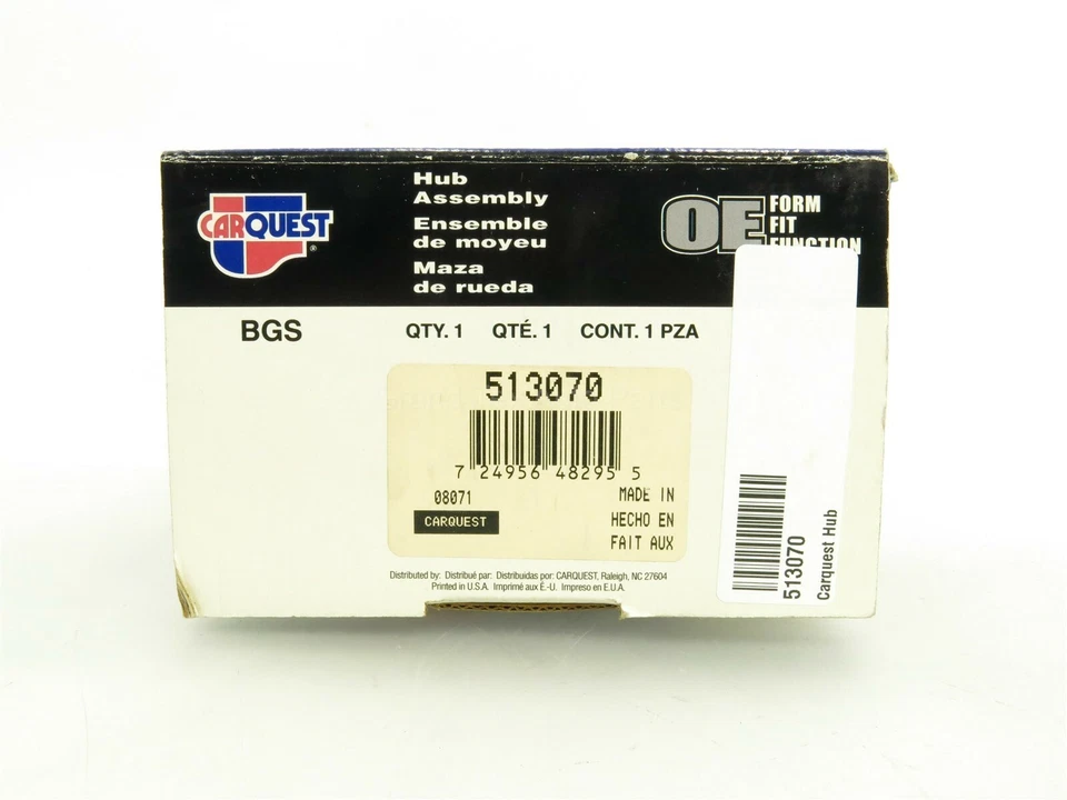 NUEVO Conjunto de cojinete de rueda y buje trasero Carquest 513070 Dodge Monaco Premier 89-91 Foto 2 de 4