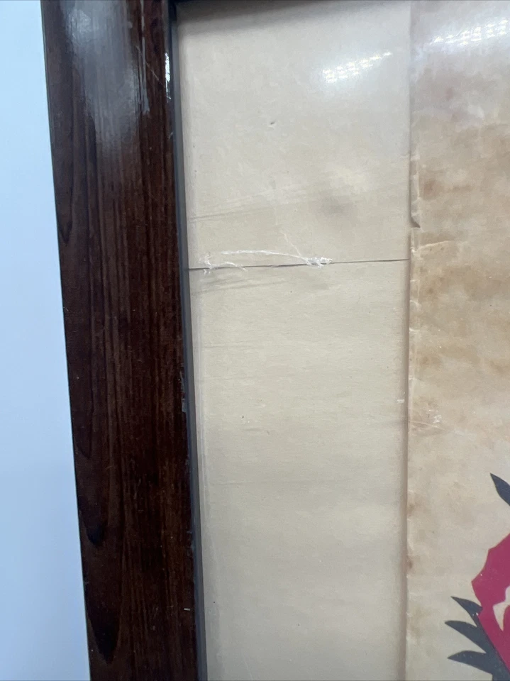 1972 Vintage Rare Message to My Mother 22”X18 Hickory Plaque - Image 3 of 4