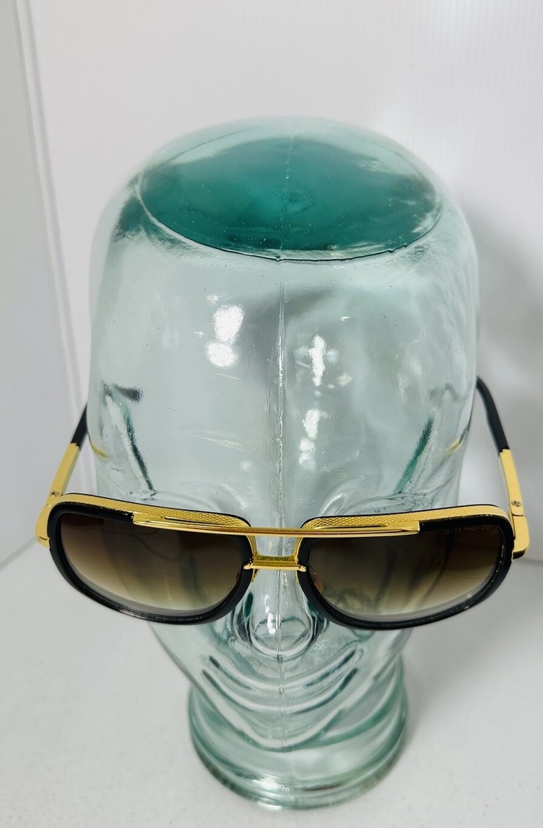 DITA サングラス FLIGHT TITANIUM Dita MACH ONE DRX-2030B-59 Black & Gold Gradient Unisex