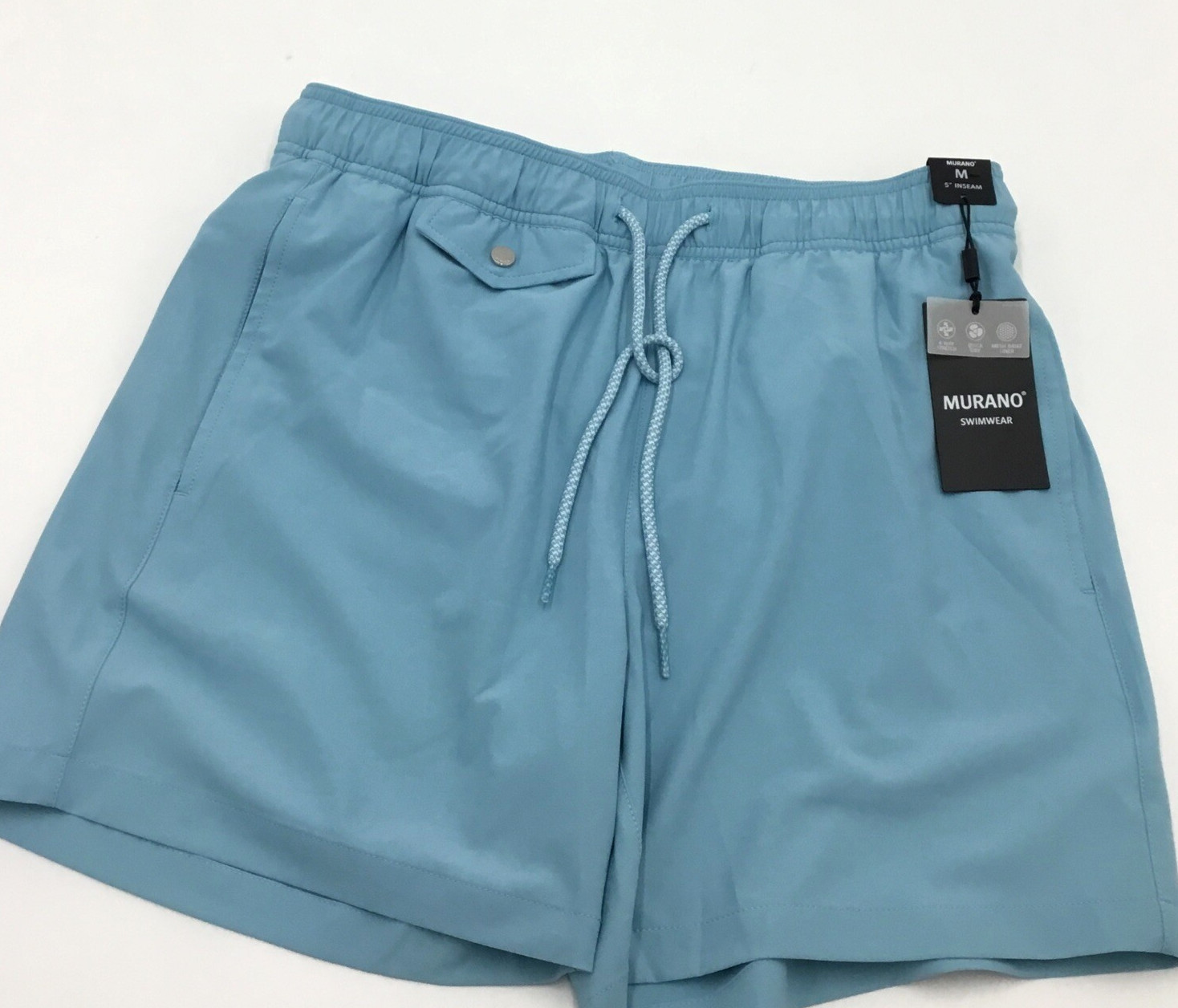 Плавки Murano Solid 5Inseam, Античный синий, Средний размер по внутреннему шву X 5