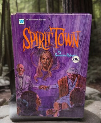 Vtg 1972 Whitman Spirit Town HC Book Suzanne Roberts Witches Spells Evil Scary