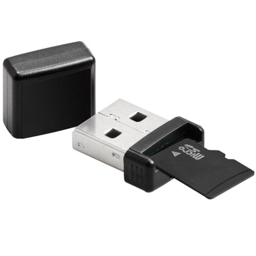 2.0 USB Mini adapter do czytnika kart Micro SD SDHC SDXC mały Mac Windows - Zdjęcie 1 z 4