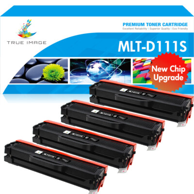 4-Pack 4Pk MLT-D111S 111s Toner Cartridge For Samsung Xpress M2020W M2070FW