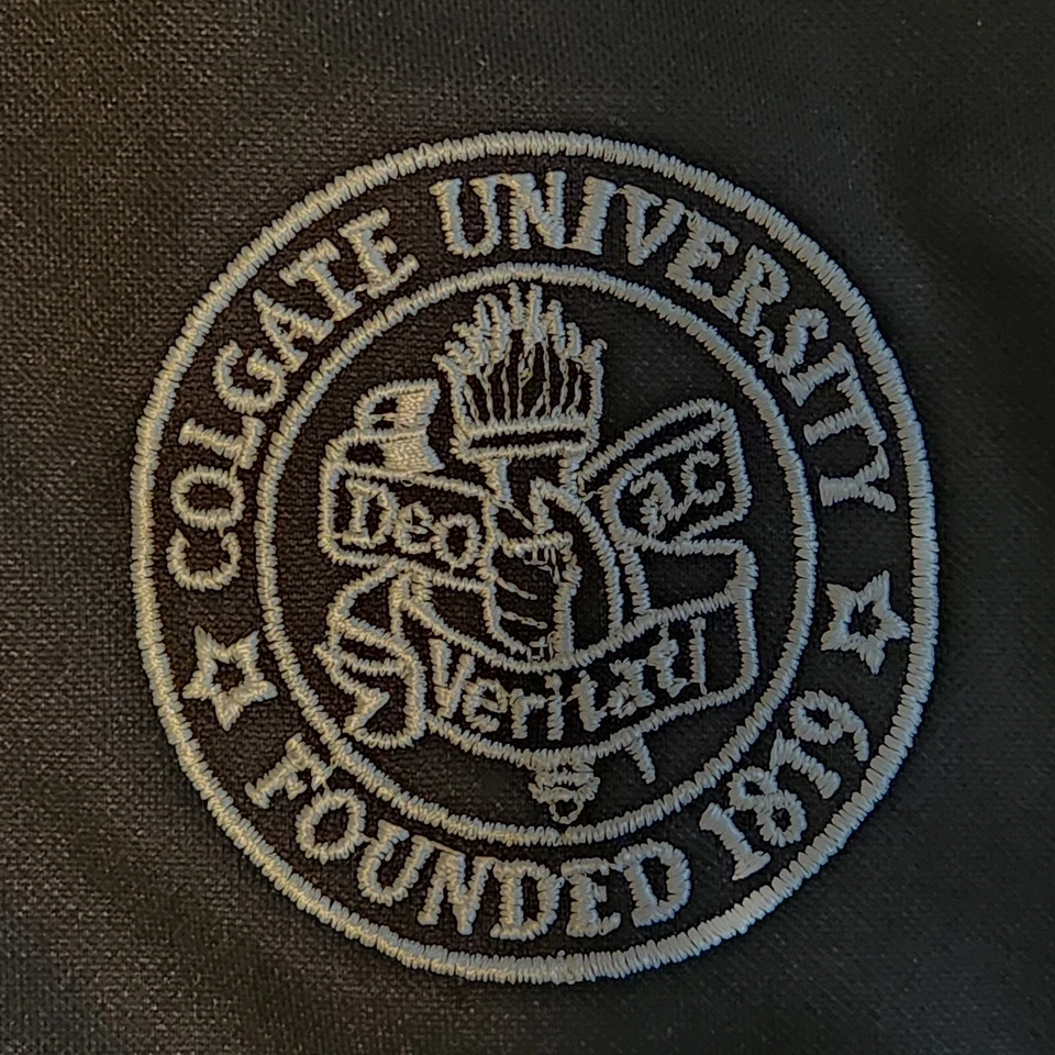 Camisa Polo Negra Bordada Universidad Colgate Decano de la División Universitaria Hombre M Foto 3 de 4