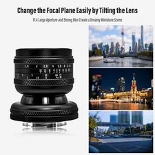 AstrHori 50mm F1.4 Tilt Shift Full Frame Lens For Nikon Z-Mount Z50 Z5 Z6 Z7