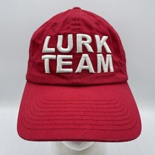 Lurk Team Hat Adult Adjustable Strapback Red Baseball Dad Cap Kbethos Classics