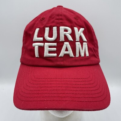 Lurk Team Hat Adult Adjustable Strapback Red Baseball Dad Cap Kbethos Classics