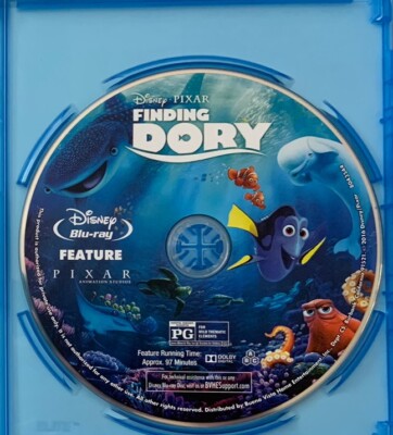 Finding Dory (Bluray, 2016) *DISC ONLY*