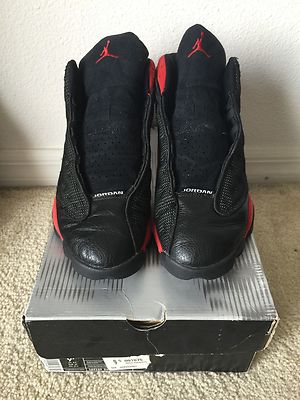 Air Jordan Retro xiii 13 Black Red Size 9.5 2004 | eBay