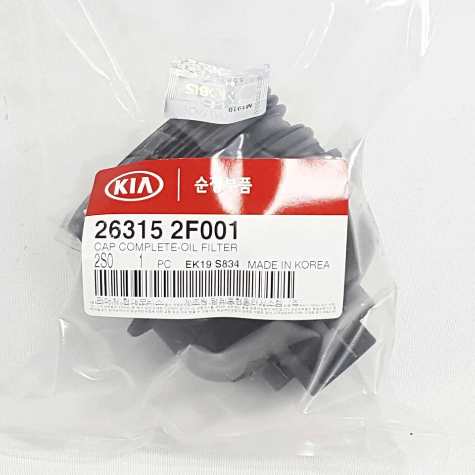 Tapa de filtro de aceite y filtro de aceite 2 piezas para Hyundai Tucson ix35 2,0 L 2,2 L diésel 2010+ Foto 2 de 4