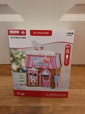 New Creatology 3D Kids Foam Craft Kit Christmas Sweet Shop Bakery Pink 71pc 6+