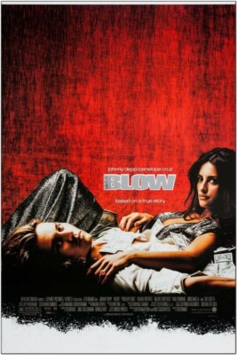 BLOW - 2001- Original 27x40 Movie Poster - JOHNNY DEPP, P.CRUZ