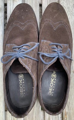 Chaussures GEOX - homme - taille 46 - daim marron - - Photo 1/4