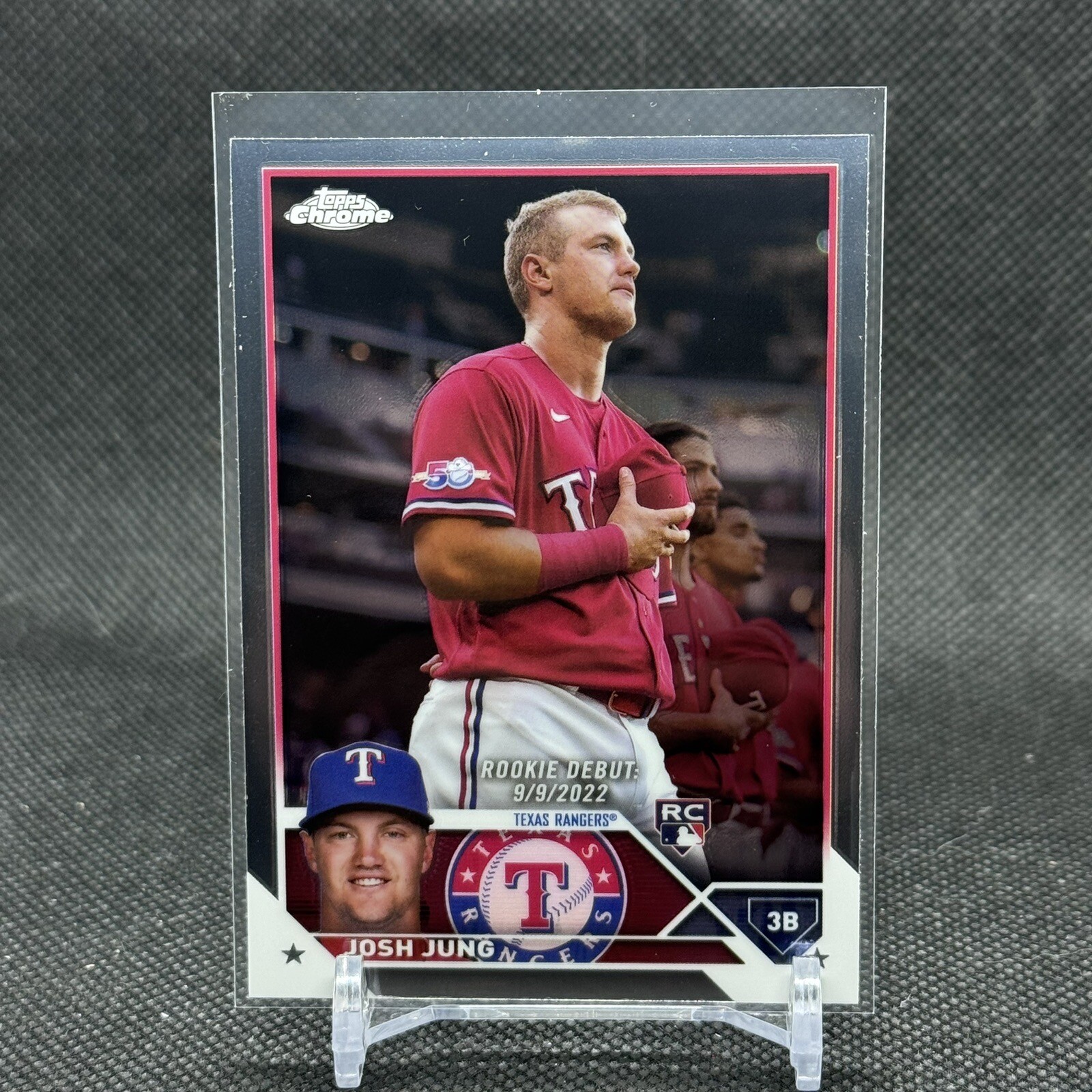 2023 Topps Chrome Update Josh Jung #USC51 Rookie Debut RC