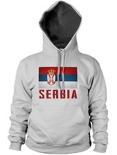 Serbia and Herzegovina Mens Womens Hoodie Training Top Football T Shirt Hoody