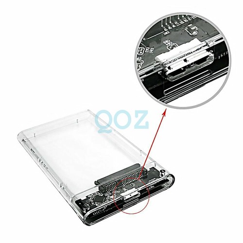 External HDD SSD Case Disk TRANSPARENTUSB 3.0 To SATA 2.5" Hard Drive Enclosure - Picture 4 of 15
