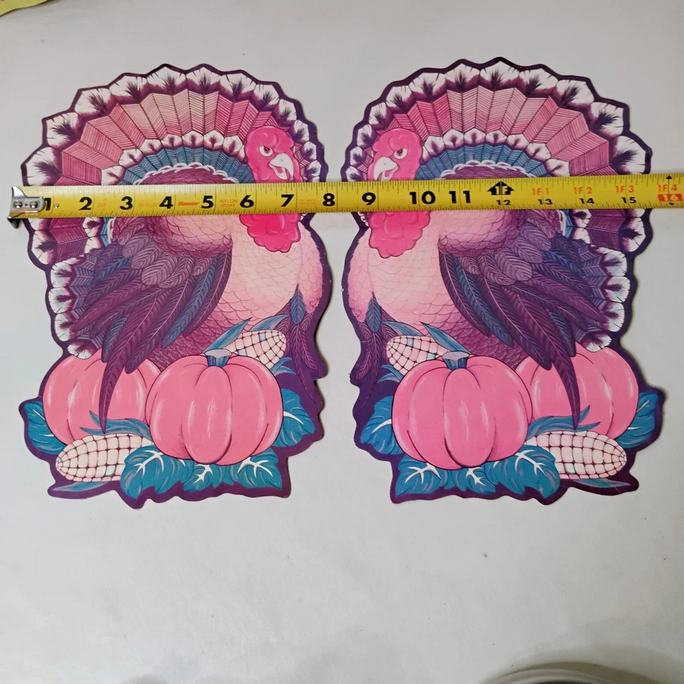 5 cortes vintage outono ação de graças outono corte Eureka peru e peregrinos - Imagem 4 de 4