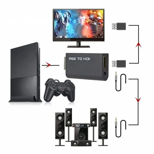 Adattatore HDMI per Sony PS2 | 480i/480p/576i | Audio e Video HD - Imagen 4 de 8