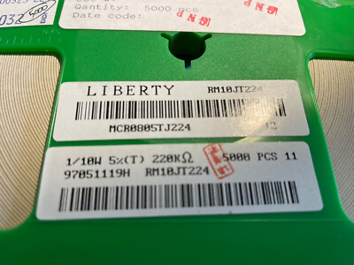 Resistor 220kohm 805 Smd 5% (4800 Pcs)