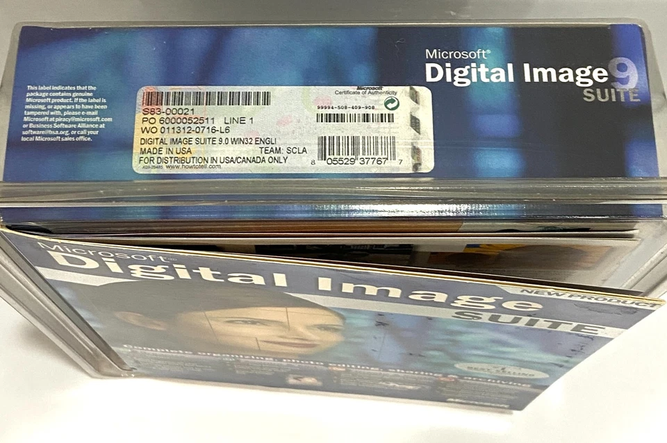 Microsoft Digital Image Suite 9 for Windows XP/2000/98 (S83-00021) - Sealed - Image 3 of 4