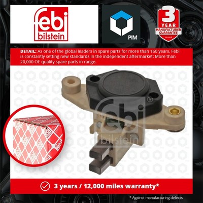 Alternator Regulator fits VW GOLF 74 to 93 J2700004010 049903803G 068903803 Febi