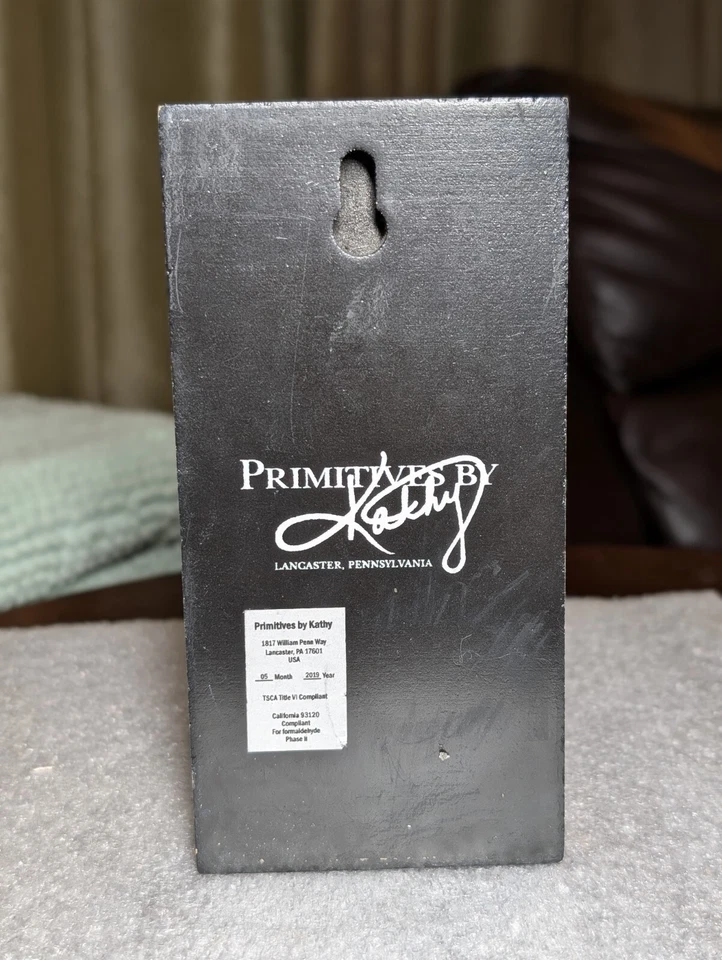 Letrero Cat Queen of Everything Primitives de Kathy Block 6 pulgadas por 3 pulgadas Foto 3 de 4