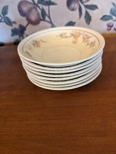 8-VINTAGE HOMER LAUGHLIN EGGSHELL GEORGIAN G3370 FRUIT BOWLS 6-1/4"