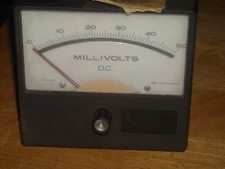 Vintage API 0503X shielded DC Millivolts meter used untested 