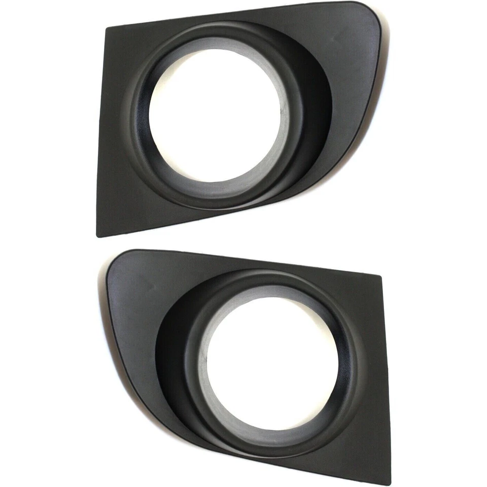 For 2007-2012 New Fog Light Trim Nissan Sentra Left & Right Textured Black 2pc - Изображение 2 из 4