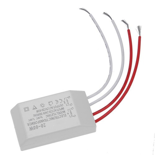 220V zu 12V Halogen Lampe elektronischer Transformator Treiber Netzteil - Bild 2 von 7