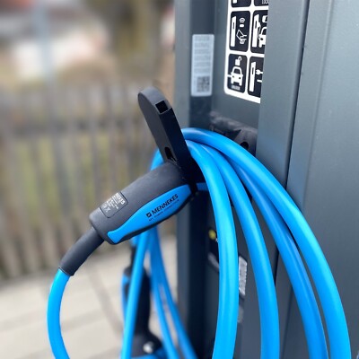Ladekabel Halterung Kabelaufhängung kompatibel mit Typ 2 Mennekes Ladekabel
