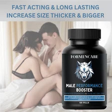 NEW . 60 Powerful Capsules . Works In 10 Minutes. Herbal Supplement for Men