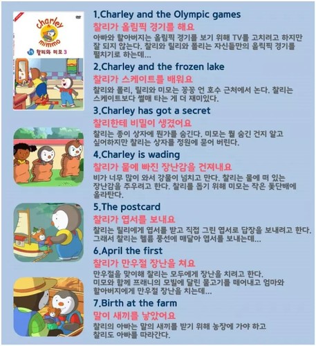 Charley & Mimmo Band 2 Kinder Englisch 5 DVD & 5 CD Englisch-Koreanisches Skript Set - Bild 8 von 13