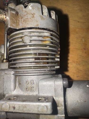 RC Plane Rare Vintage Engine Enya 4c 40 Open Rocker For Spares Or Repairs - Picture 5 of 6