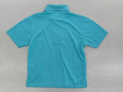 Boys R/K Turquoise S.S. Uniform/Casual Wicking Polo Shirt Sz